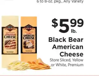 ShopRite Black Bear American Cheese offer