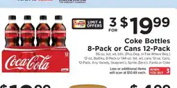 ShopRite Coke Bottles 8-Pack or Cans 12-Pack offer