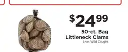 ShopRite Littleneck Clams offer