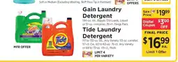 ShopRite Gain Laundry Detergent offer