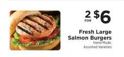 ShopRite Fresh Large Salmon Burgers offer