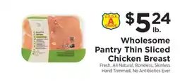 ShopRite Wholesome Pantry Thin Sliced Chicken Breast offer