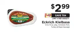ShopRite Eckrich Kielbasa offer