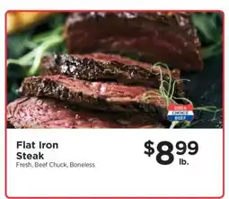ShopRite Flat Iron Steak offer