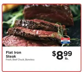 ShopRite Flat Iron Steak offer
