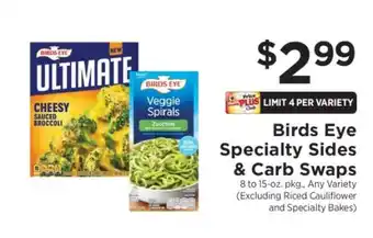 ShopRite Birds Eye Specialty Sides & Carb Swaps offer
