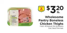 ShopRite Wholesome Pantry Boneless Chicken Thighs offer