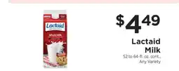 ShopRite Lactaid Milk offer
