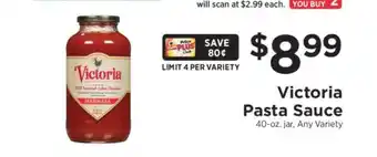 ShopRite Victoria Pasta Sauce offer