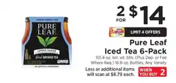 ShopRite Pure Leaf Iced Tea 6-Pack offer