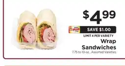 ShopRite Wrap Sandwiches offer