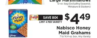 ShopRite Nabisco Honey Maid Grahams offer