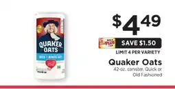 ShopRite Quaker Oats offer