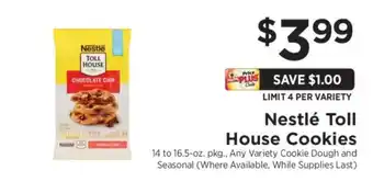 ShopRite Nestlé Toll House Cookies offer
