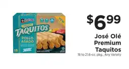 ShopRite José Olé Premium Taquitos offer