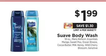 ShopRite Suave Body Wash offer