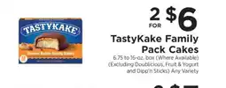 ShopRite TastyKake Family Pack Cakes offer