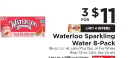 ShopRite Waterloo Sparkling Water 8-Pack offer
