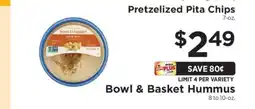 ShopRite Bowl & Basket Hummus offer