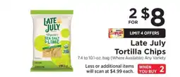 ShopRite Late July Tortilla Chips offer