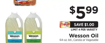 ShopRite Wesson Oil offer