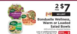 ShopRite Bonduelle Wellness, Warm or Loaded Salad Bowls offer