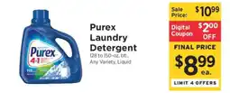 ShopRite Purex Laundry Detergent offer