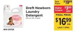 ShopRite Dreft Newborn Laundry Detergent offer