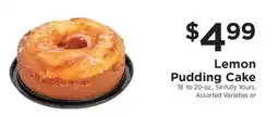 ShopRite Lemon Pudding Cake offer
