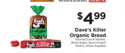 ShopRite Dave's Killer Organic Bread offer