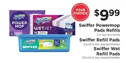 ShopRite Swiffer PowerMop Pads Refills offer