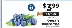 ShopRite Organic Blueberries offer