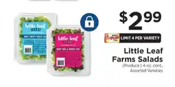 ShopRite Little Leaf Farms Salads offer