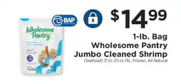 ShopRite Wholesome Pantry Jumbo Cleaned Shrimp offer