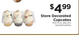 ShopRite Store Decorated Cupcakes offer