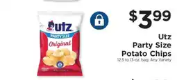 ShopRite Utz Party Size Potato Chips offer