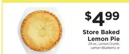ShopRite Store Baked Lemon Pie offer