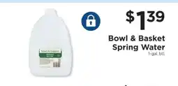 ShopRite Bowl & Basket Spring Water offer