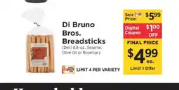 ShopRite Di Bruno Bros. Breadsticks offer