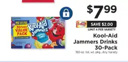 ShopRite Kool-Aid Jammers Drinks 30-Pack offer