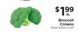 ShopRite Broccoli Crowns offer