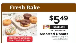ShopRite Assorted Donuts offer