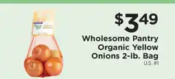 ShopRite Wholesome Pantry Organic Yellow Onions offer