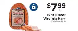 ShopRite Black Bear Virginia Ham offer
