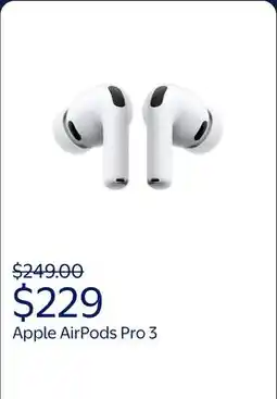 Walmart Apple AirPods Pro 3 offer