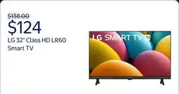 Walmart LG 32 Class HD LR60 Smart TV offer