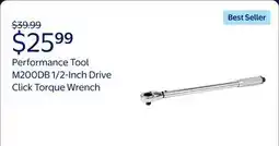 Walmart Performance Tool M200DB 1/2-Inch Drive Click Torque Wrench (10 to 150 ft/lbs) offer