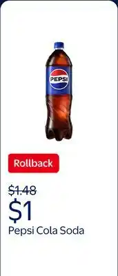 Walmart Pepsi Cola Soda offer
