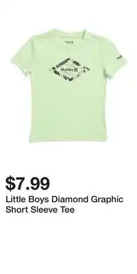 TJ Maxx Little Boys Diamond Graphic Short Sleeve Tee offer