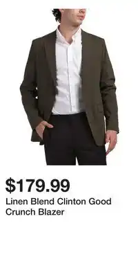 TJ Maxx Linen Blend Clinton Good Crunch Blazer offer